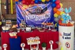  decoración y candy bar nanny heart 3