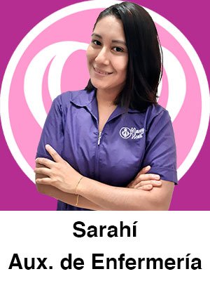 Sarahí Aux. de Enfermería - Nanny Heart