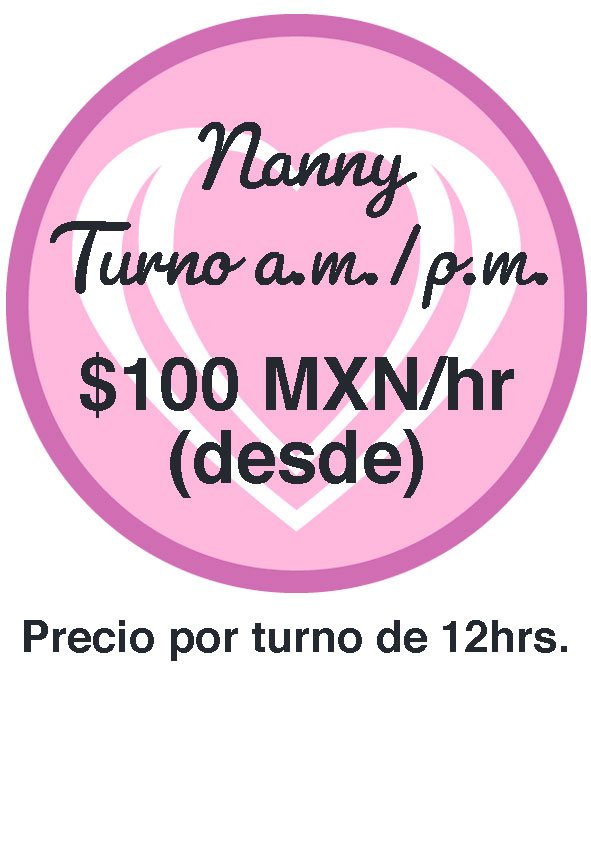 Servicio Nanny Turno a.m./p.m. Puerto Vallarta