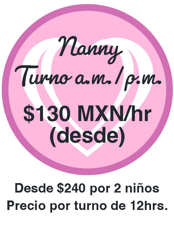 Servicio Nanny Turno a.m./p.m.
